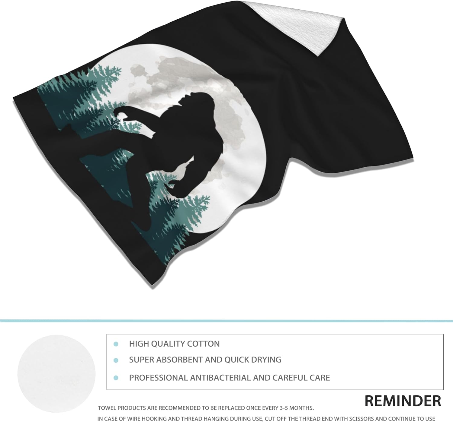 Forest Moon Soft Hand Towels Set