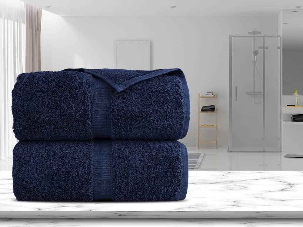 Towel Bazaar Premium Cotton Turkish 35x70 Bath Towels