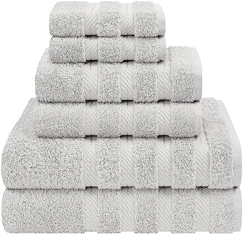 Luxury Bath Towel Set - Soft 100 Cotton for Your Bathroom