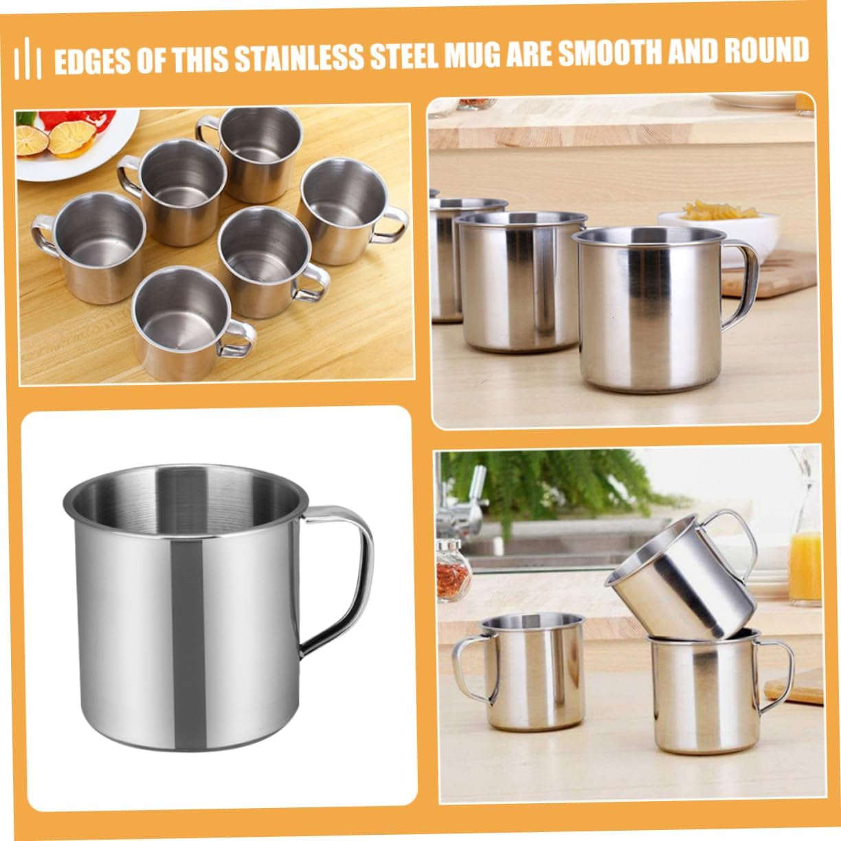 Sturdy Stainless Steel Mug for Kids