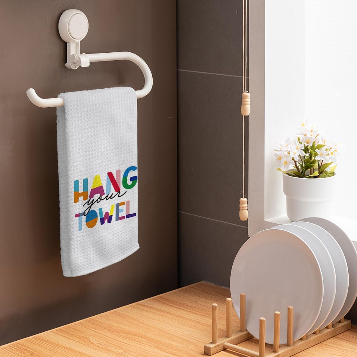 Hiwx Kids Hand Towels - Boho-Style Hand Towels for Bathroom