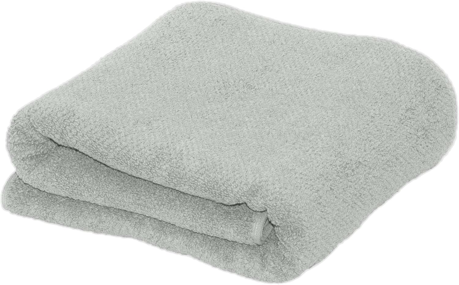 Light Grey Bath Sheet - 100 Cotton Oversized 68x35 Towel