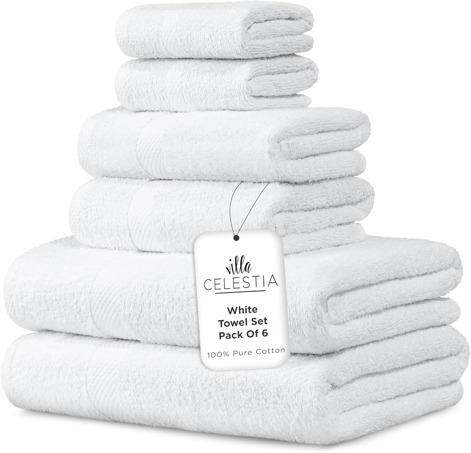 Villa Celestia 100 Combed Cotton Bath Towels
