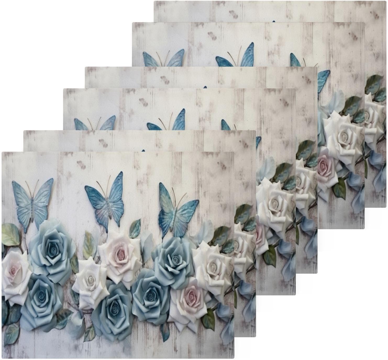 High-Quality Butterfly Washcloth Set