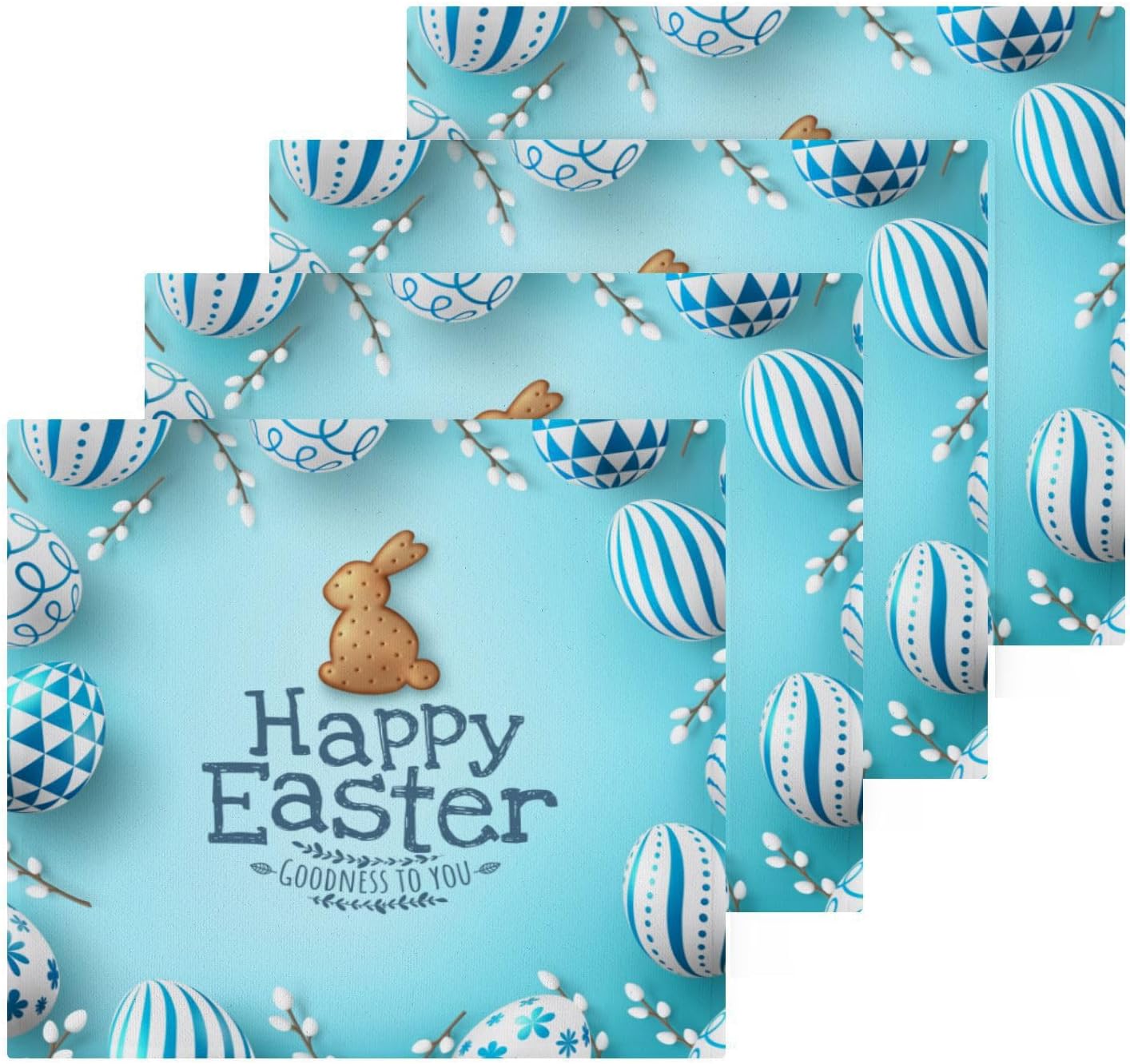 Easter Bunny Soft Washcloth Set