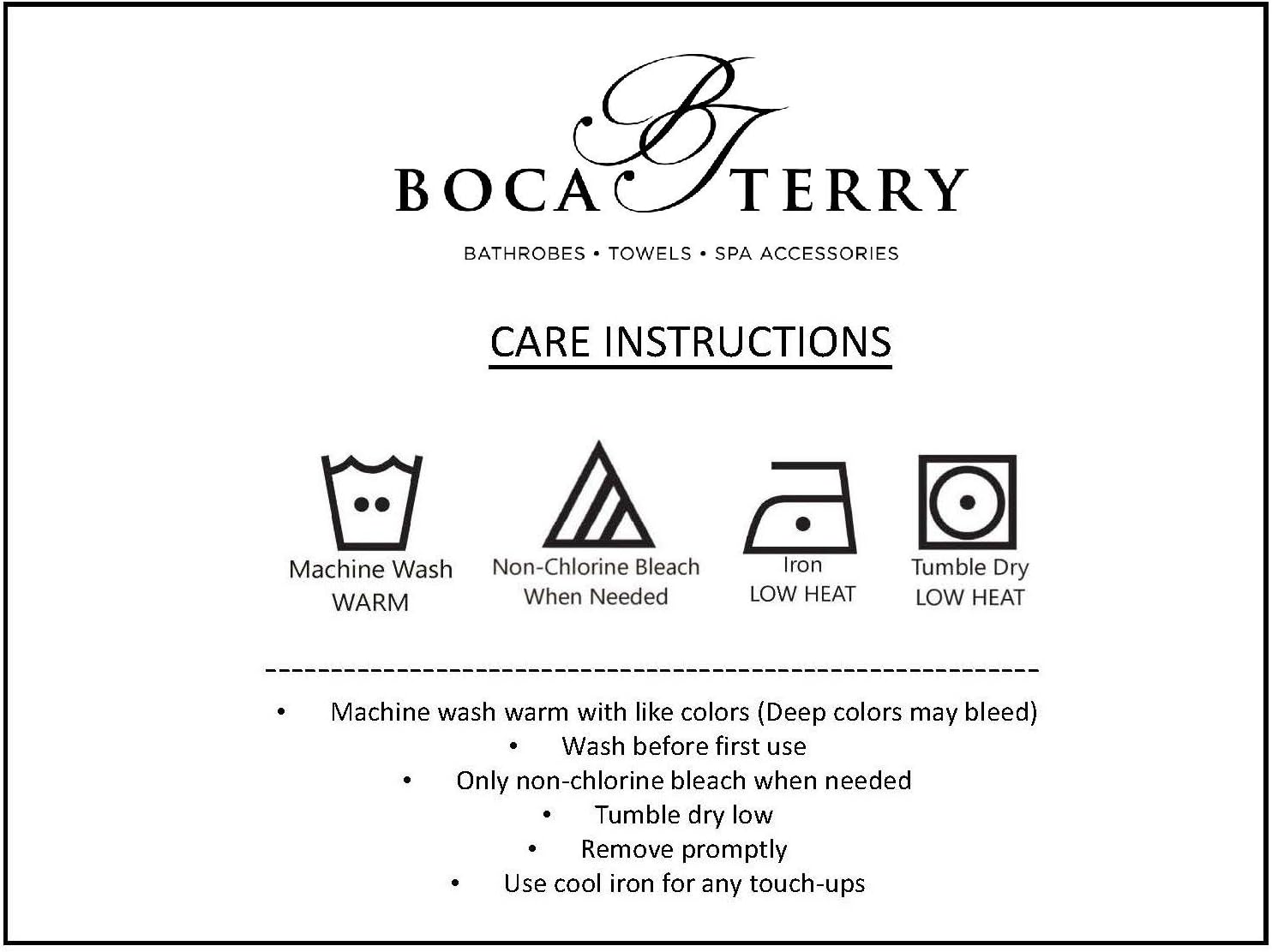 Boca BT Terry Waffle Towel Wrap for Women - Plus Size