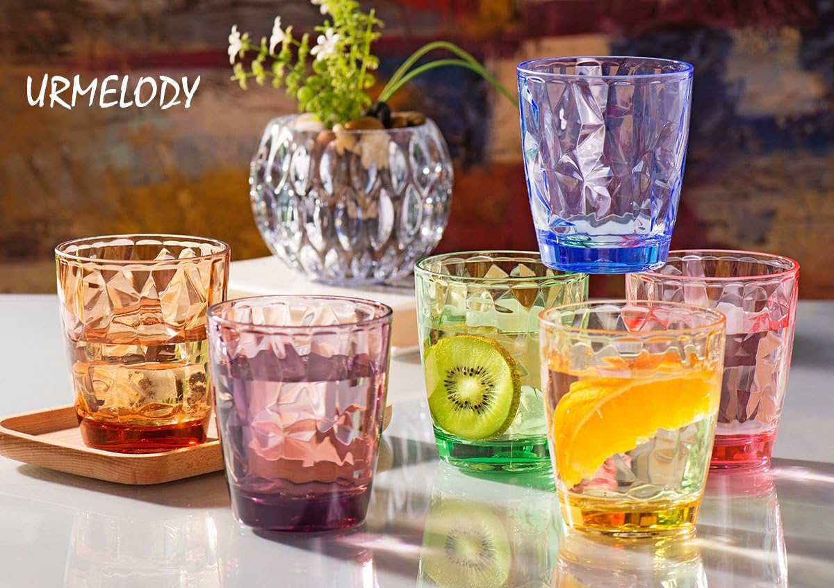 Stylish 11oz Acrylic Drinking Glass Set for Kids