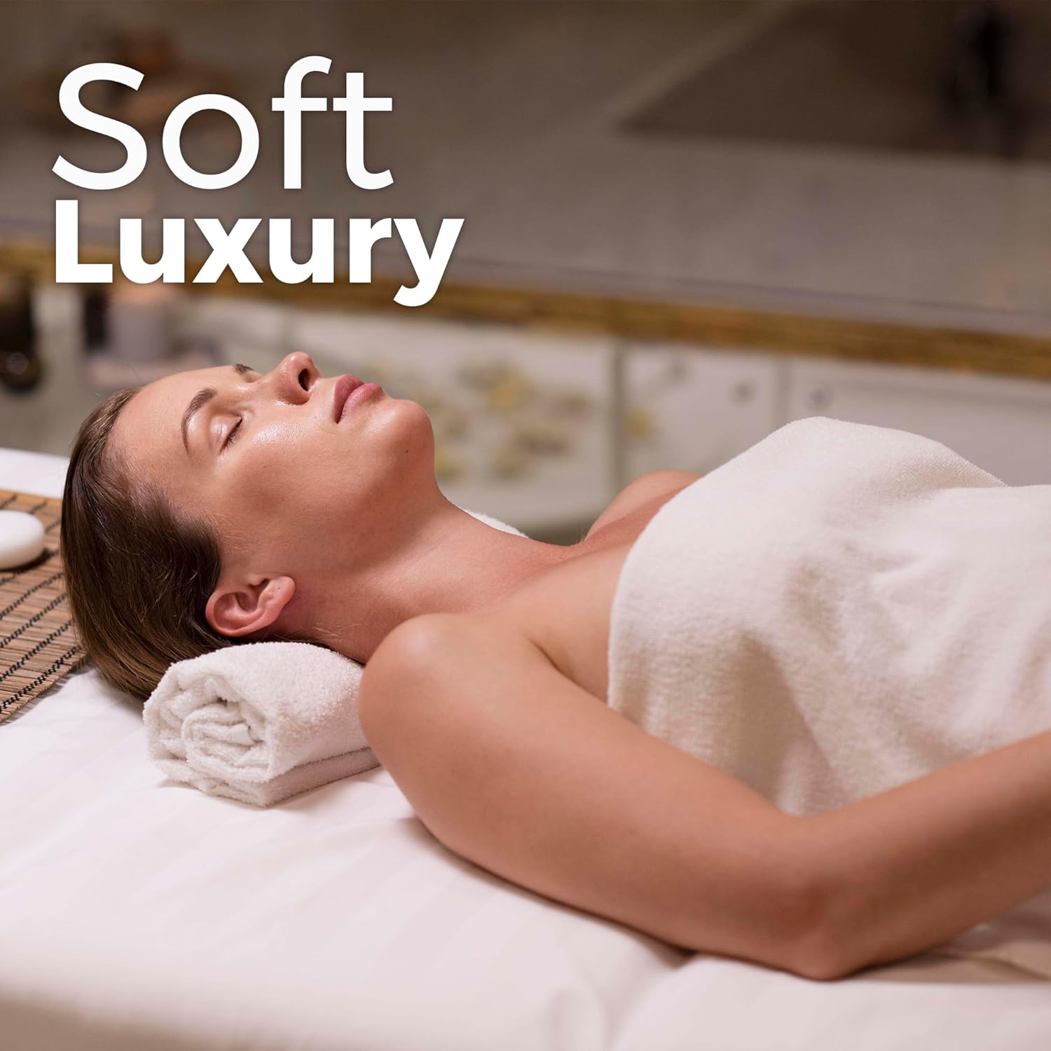 Cotton Small White Bath Towels for Hotel Pool Use
