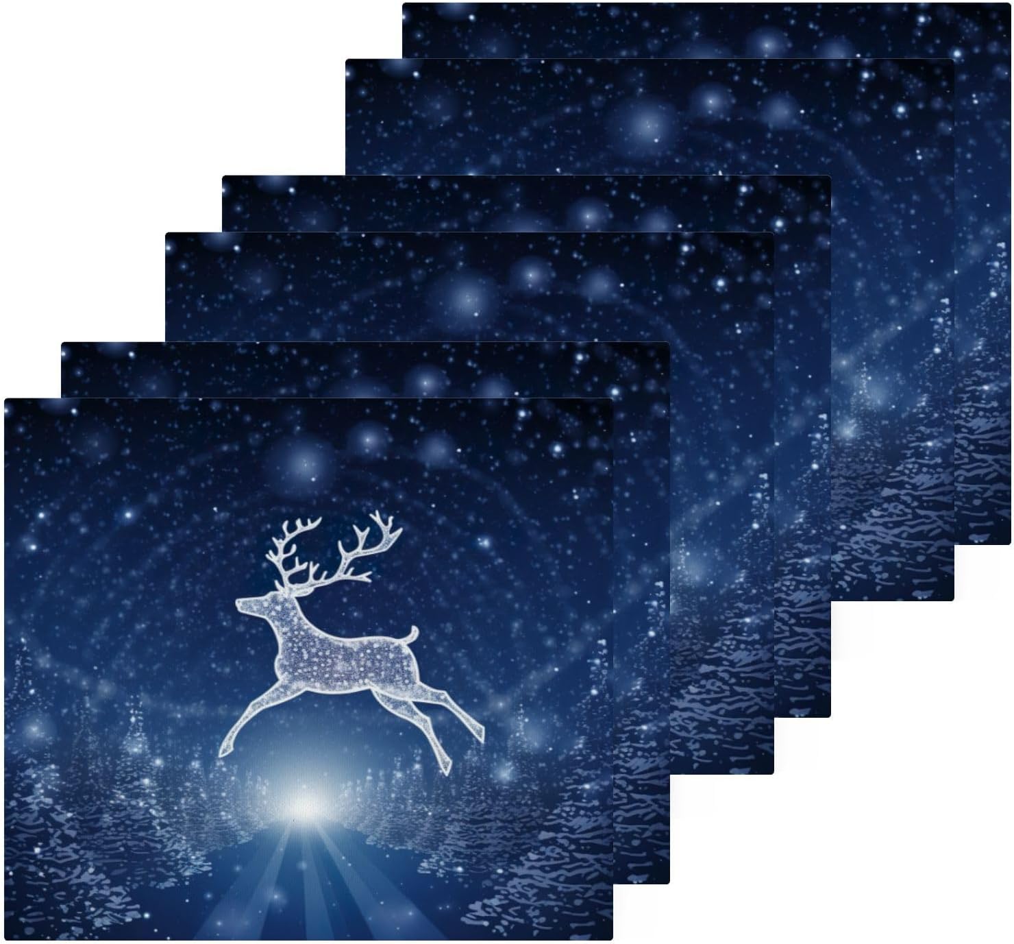 Reindeer Washcloth Set - Christmas Gift for Kids and Adults