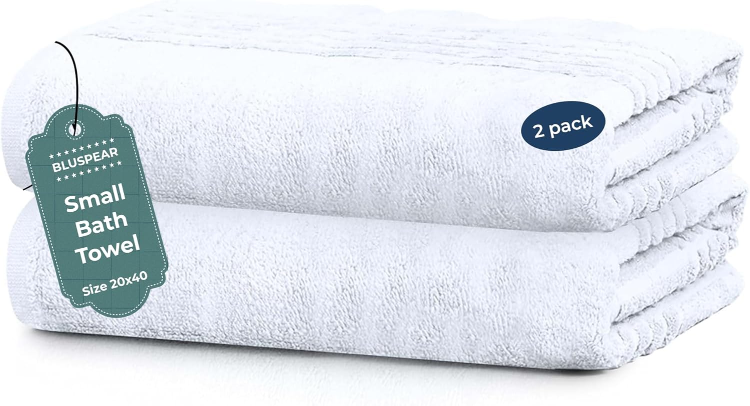 Cotton Small White Bath Towels for Hotel Pool Use