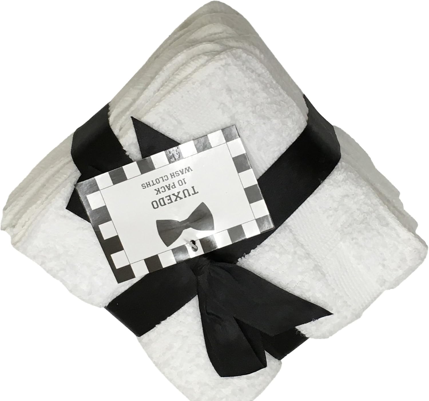 Get a deal on 10 Tuxedo Wash Cloths