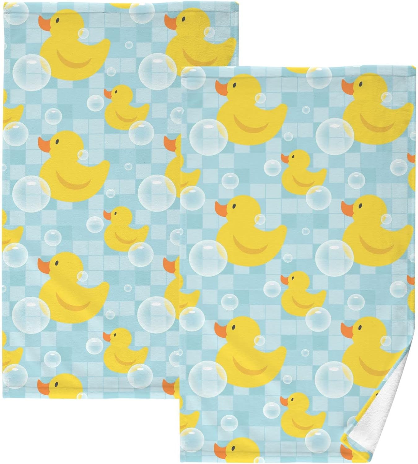 Pfrewn Yellow Ducks Bath Towel Set - 16x30