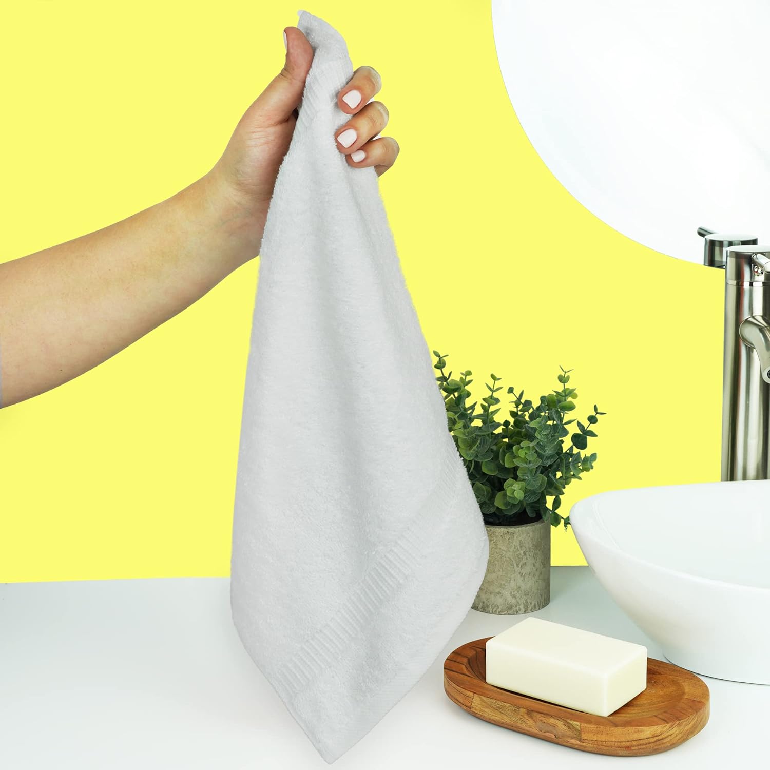 Chakir Turkish Linens Luxury 4-Piece Washcloths