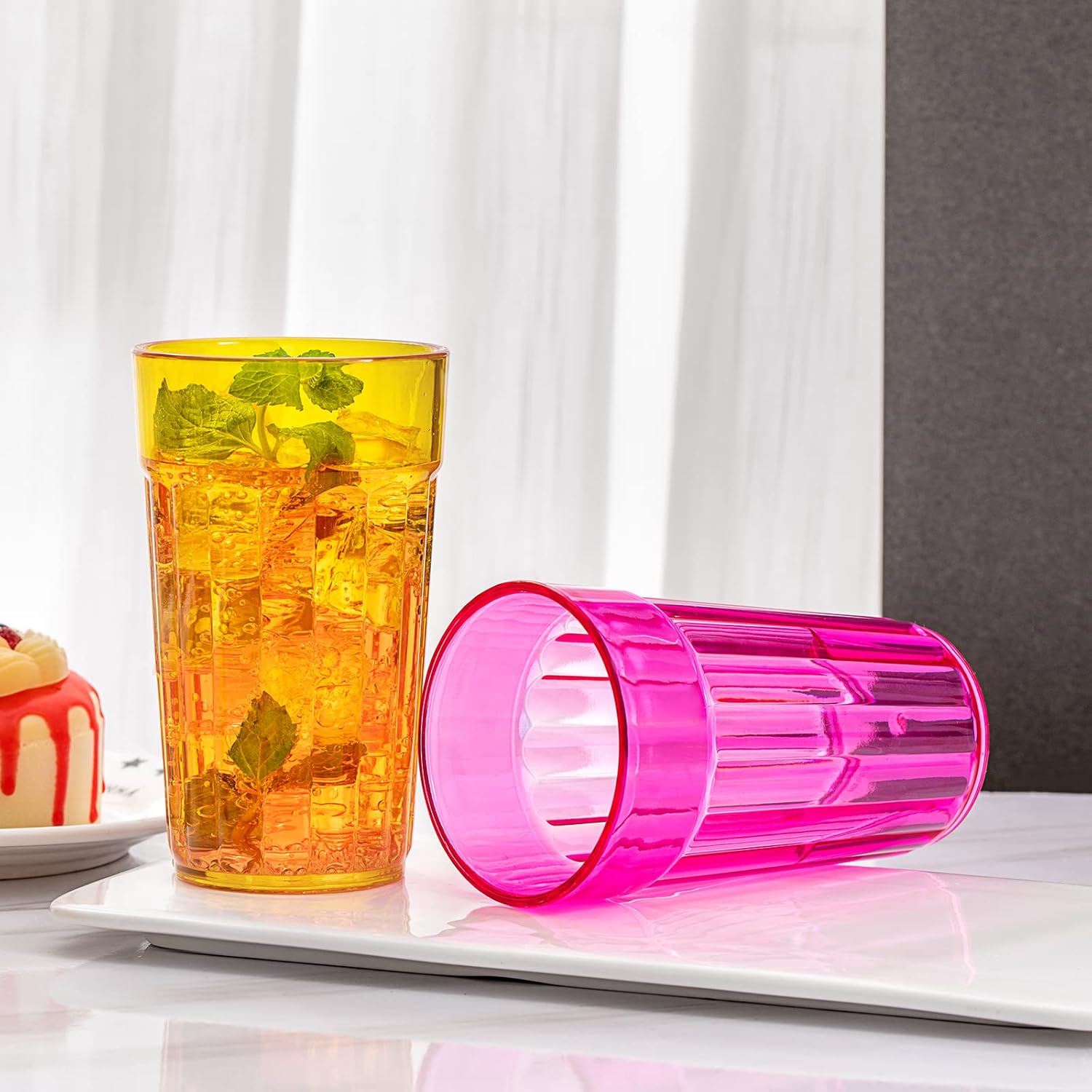 BPA-Free 10-Pack Small Drinking Glasses Perfect for Daily Use