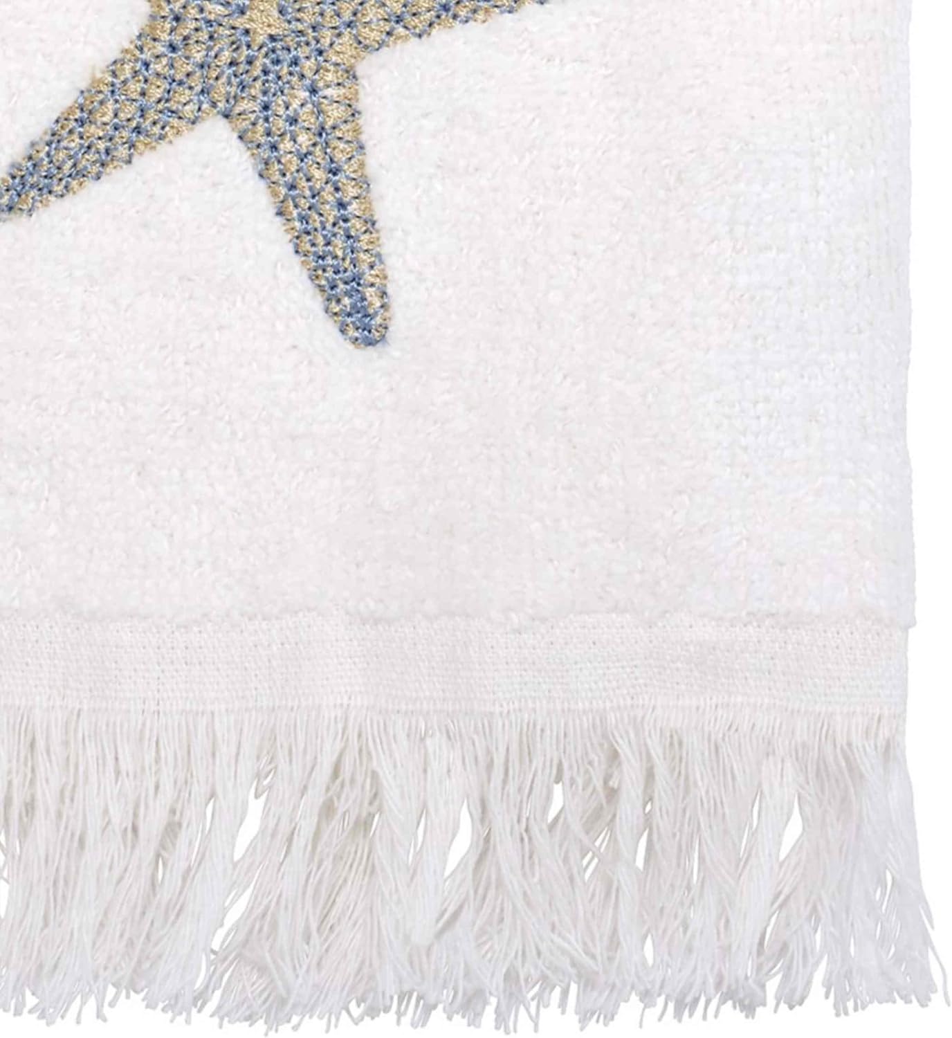 Avanti Linens - Fingertip Towel Soft Absorbent Towel By the Sea White