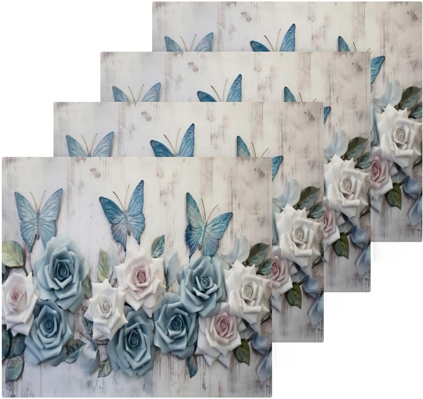 High-Quality Butterfly Washcloth Set