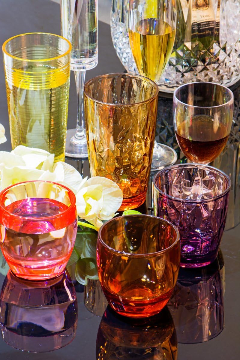 Stylish 11oz Acrylic Drinking Glass Set for Kids