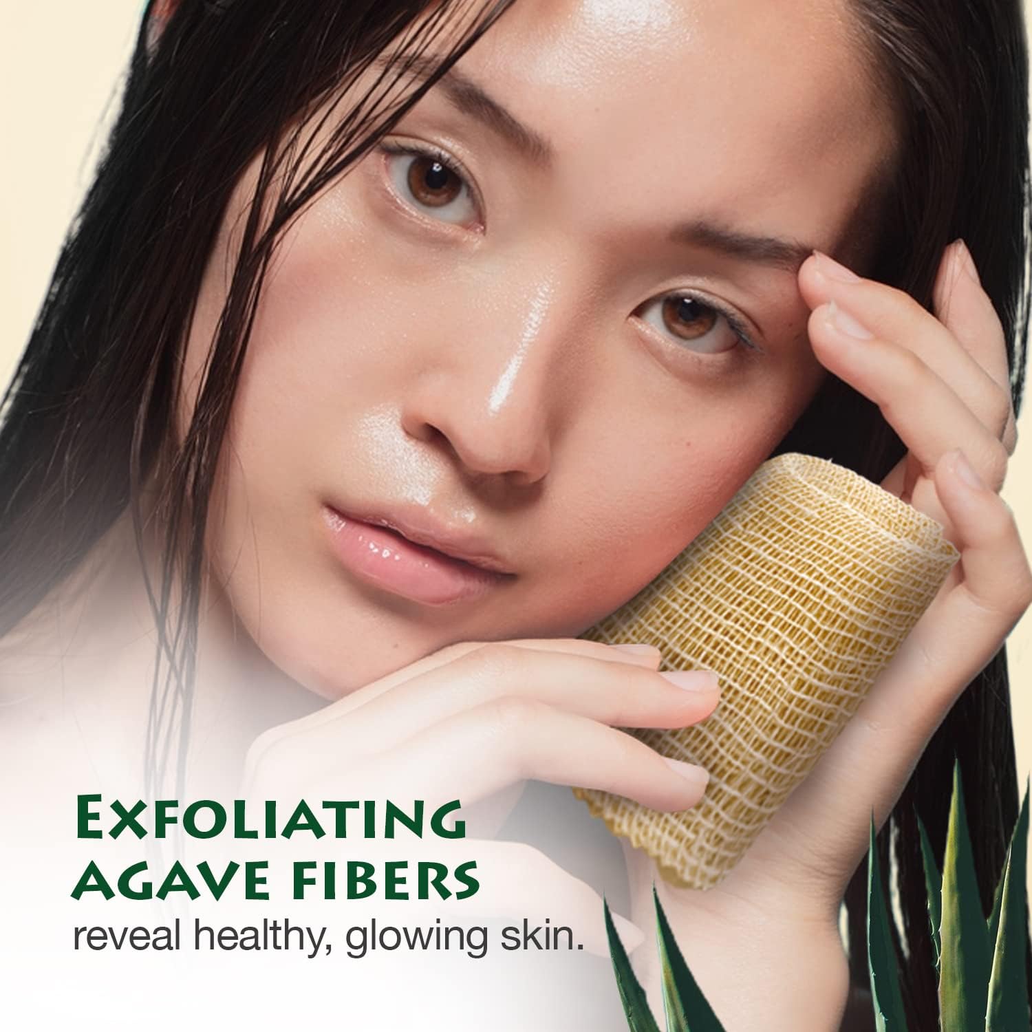 Premium Agave Exfoliating Face Body Washcloth for a Smooth Skin Experience