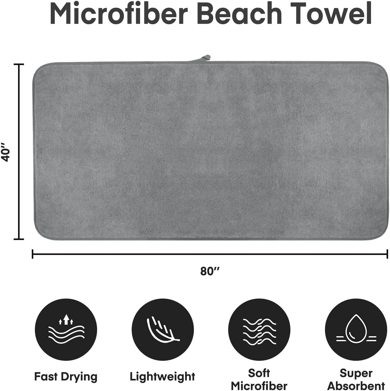 Stunning Luxury 40x80 Bath Towels - Soft Durable Absorbent