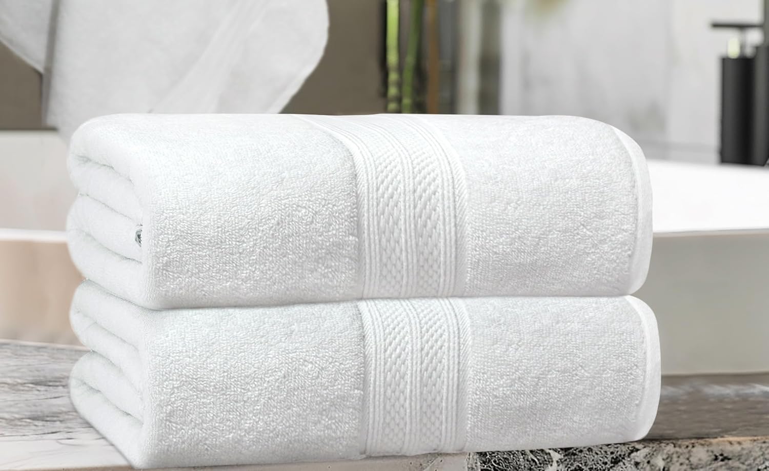 COTTON CRAFT Luxury bath sheet set