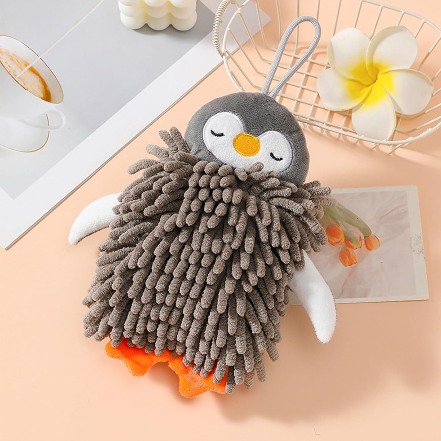 PATOFIN Cartoon Microfiber Hand Towel with Hook 1