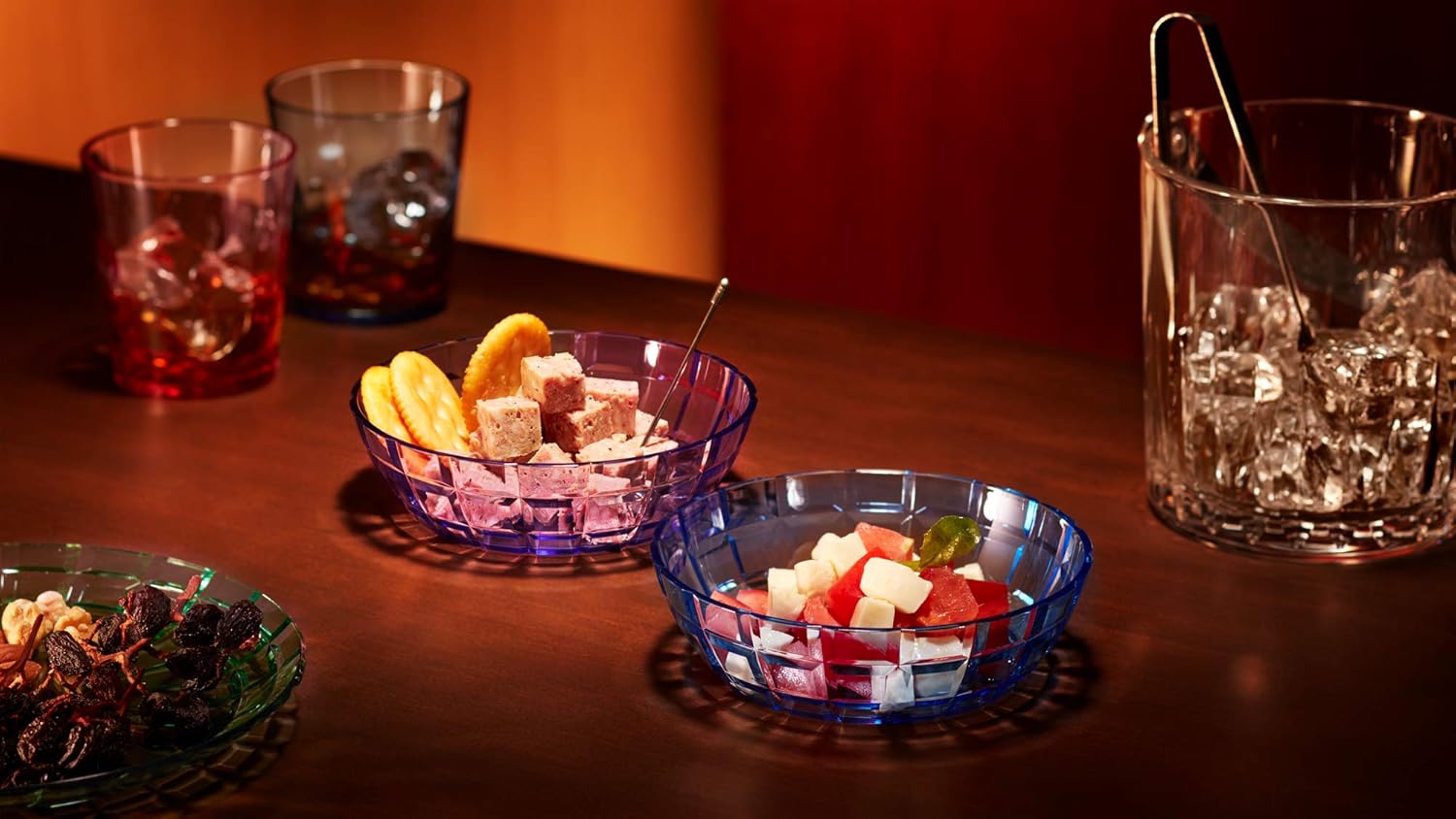 Sturdy Acrylic Bowl Set Perfect for Everyday Use or Special Occasions