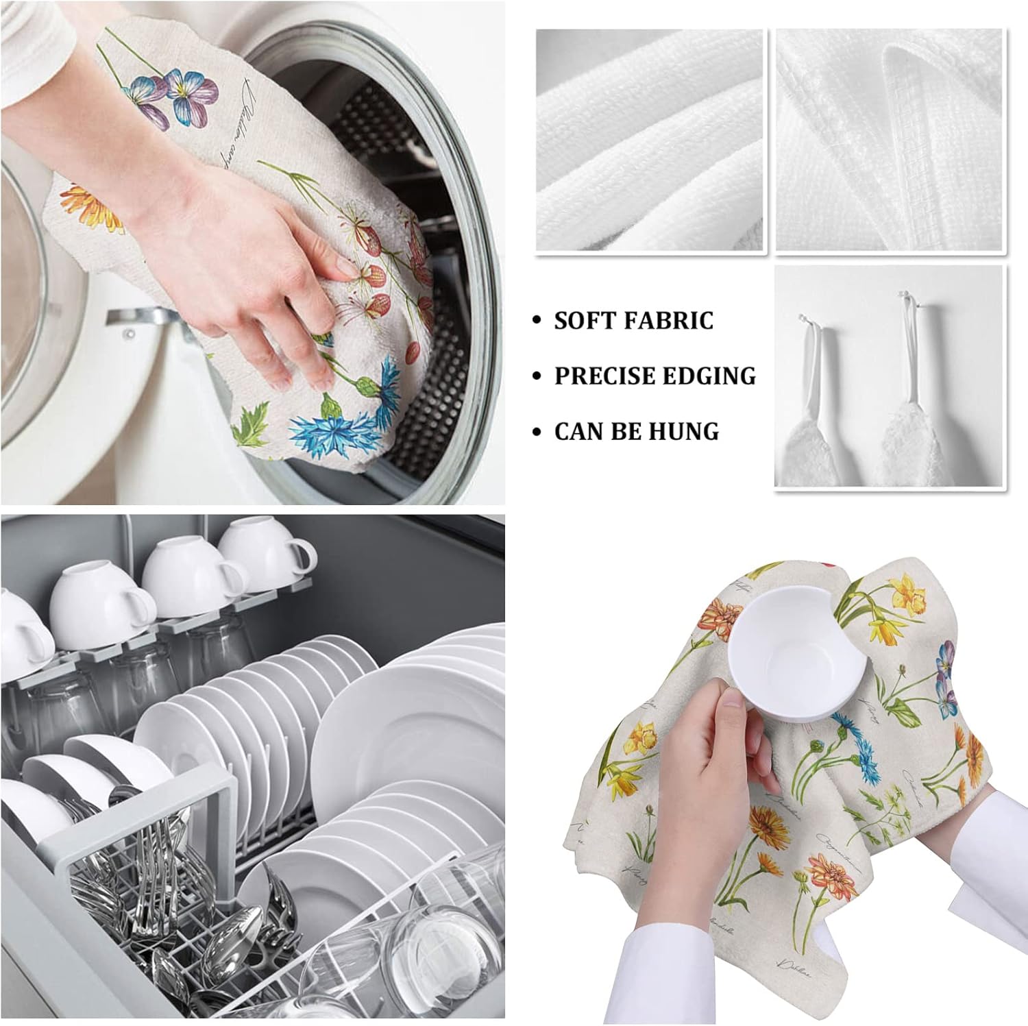 Microfiber Kitchen Towels Set