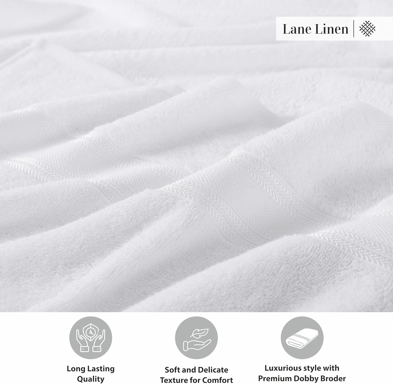 Luxurious Over-Sized 100 Cotton Bath Towels Soft Quick-Drying Washable