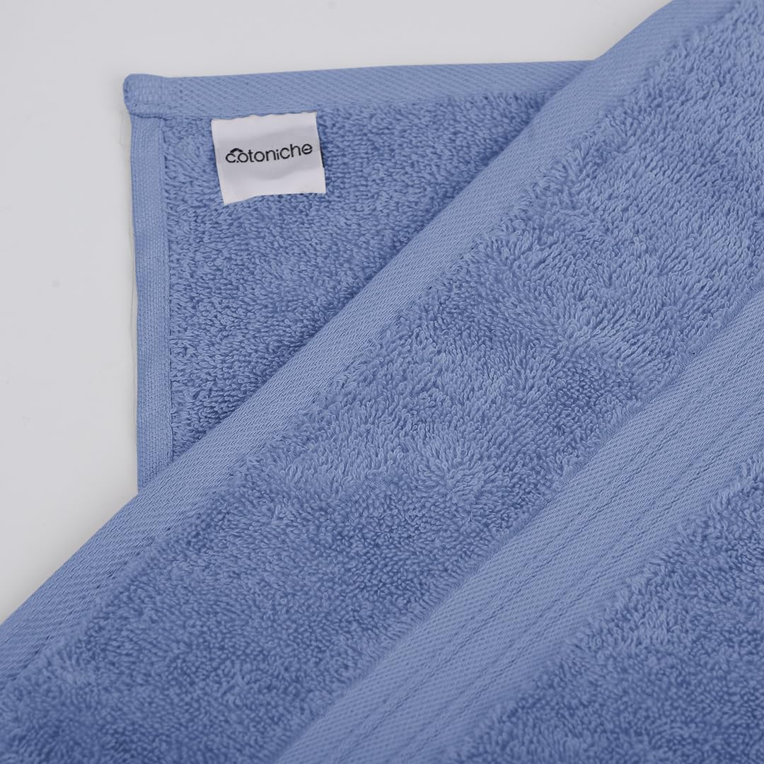 XL Stopwatch Bathroom Towel - 72 x 36 Sky Blue