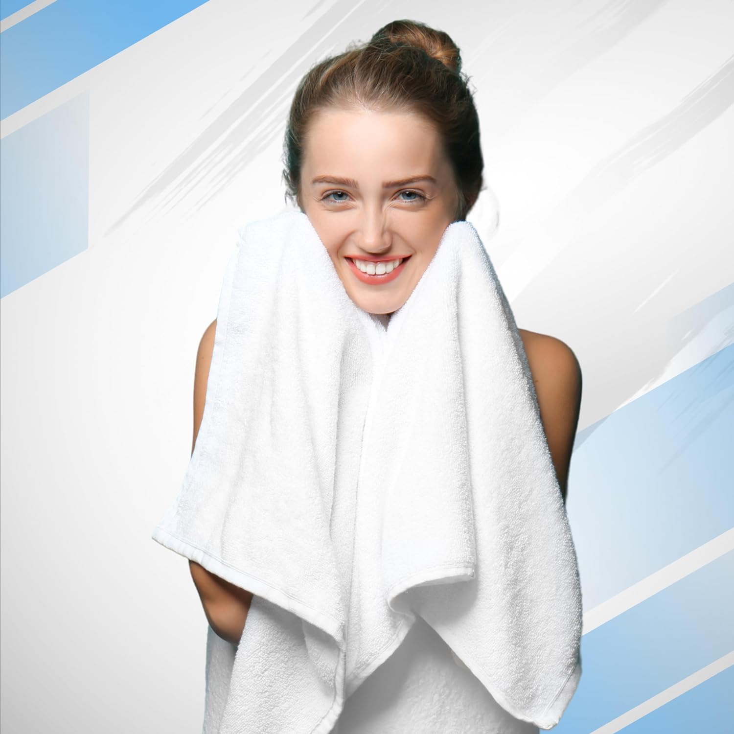 10-Piece Premium Cotton Towels for Bathroom Luxurious Soft Absorbent Set