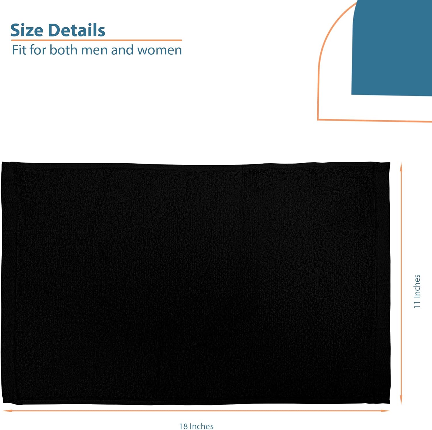 Batex 100 Cotton Terry Velour Fingertip Towels Set of 4