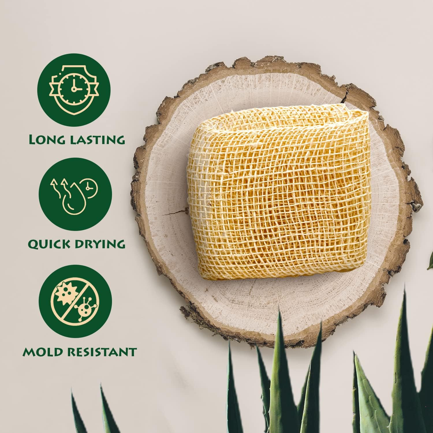 Premium Agave Exfoliating Face Body Washcloth for a Smooth Skin Experience