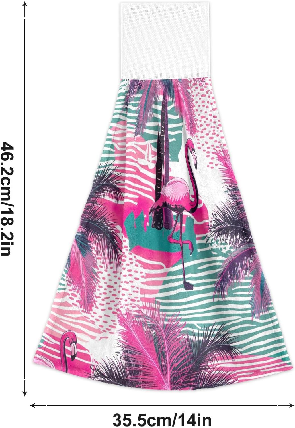 RPLife - Pink Flamingo Hanging Towels for Kids - Super Soft and Absorbent