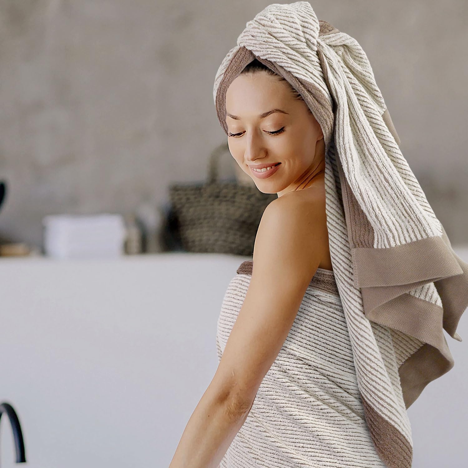 Luxury Ultra-Soft Bath Towels for Quick Dry Style