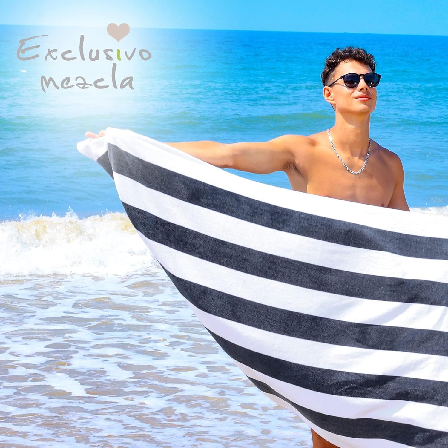 Exclusivo Mezcla 4-Pack Cotton Cabana Towels