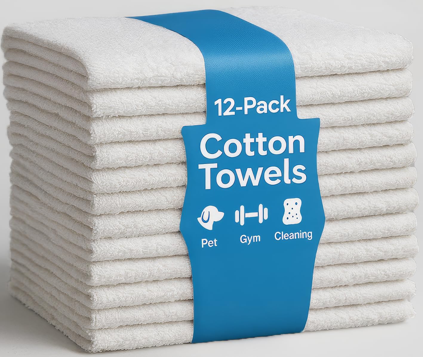 Quick-Dry 100 Cotton Utility Towels Eco-Friendly for Everyone