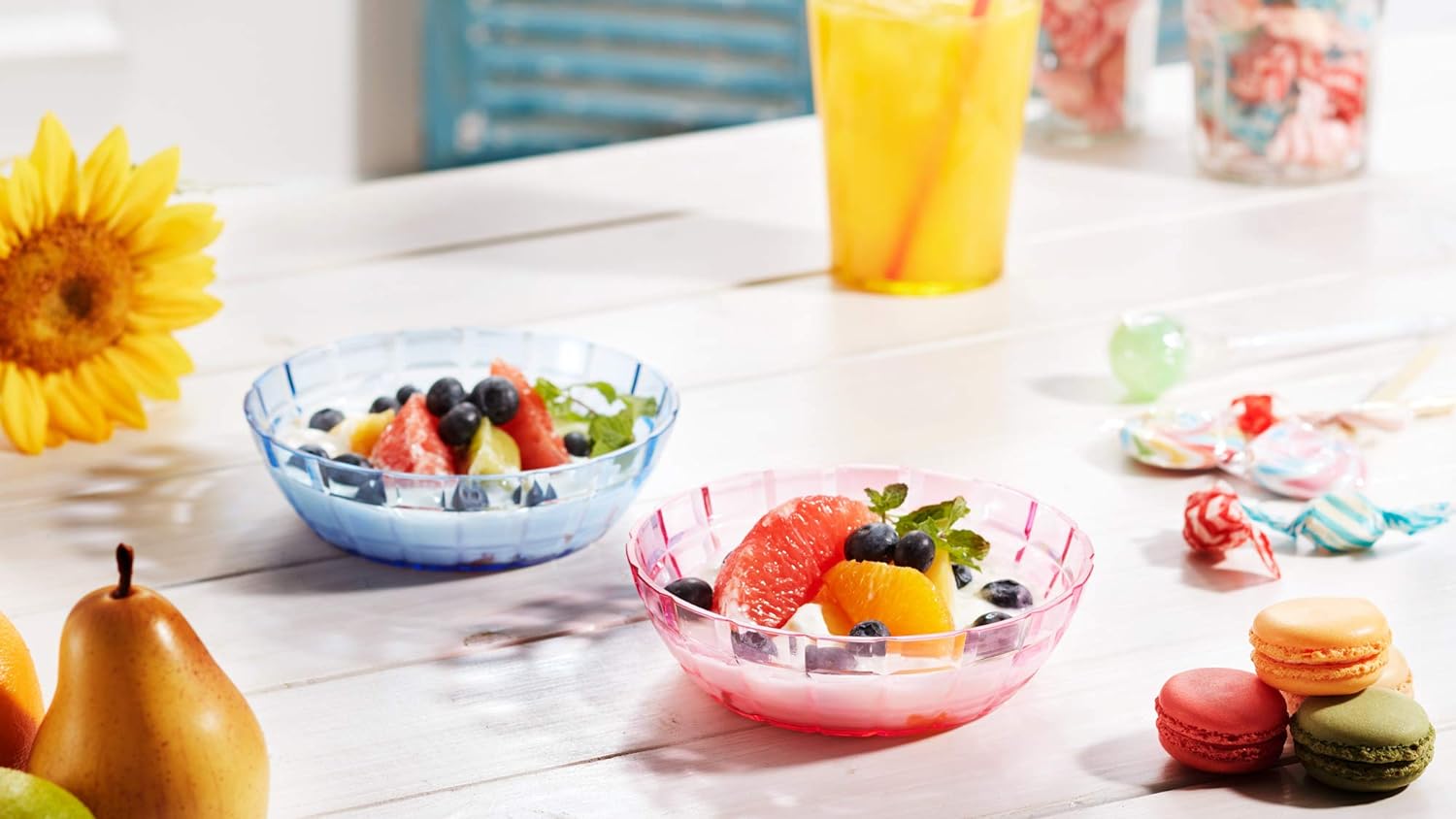 Sturdy Acrylic Bowl Set Perfect for Everyday Use or Special Occasions