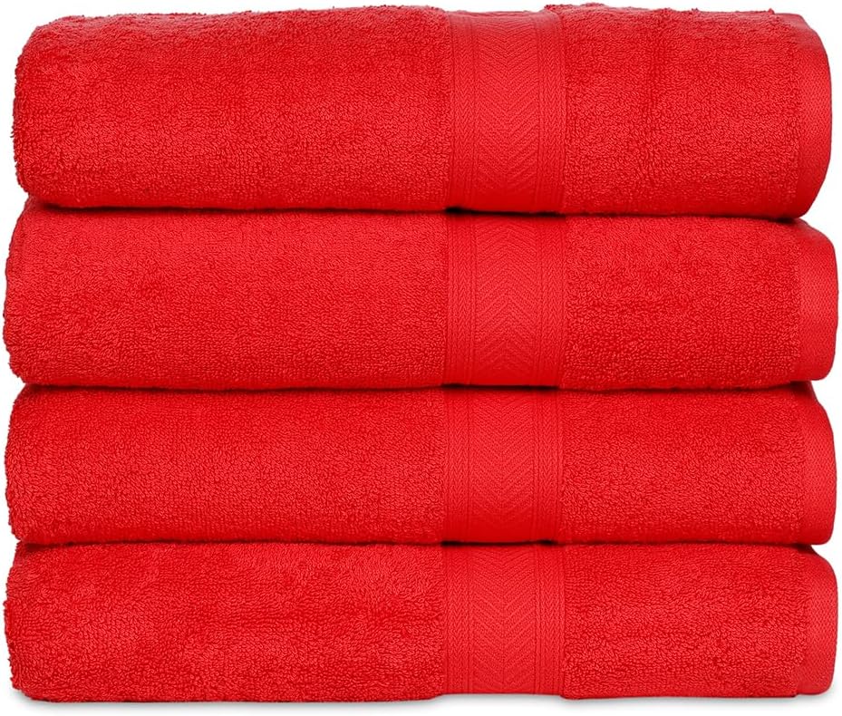 Luxury 4-Pack Bath Towels by Casa Lino