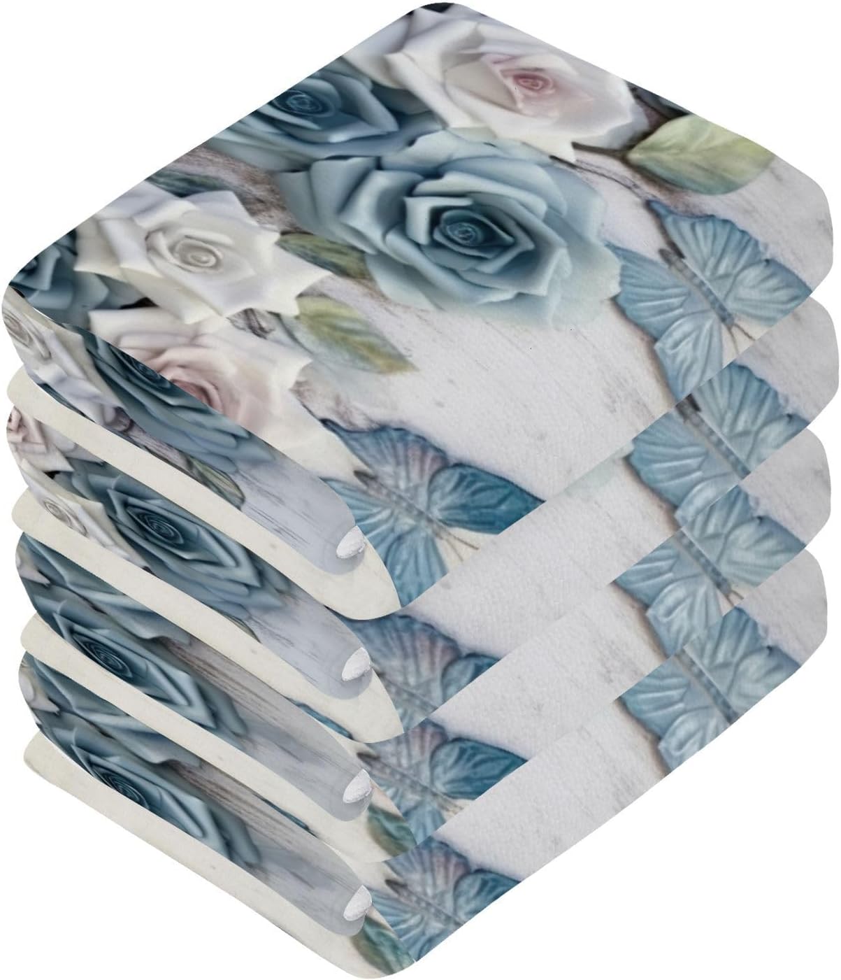 High-Quality Butterfly Washcloth Set