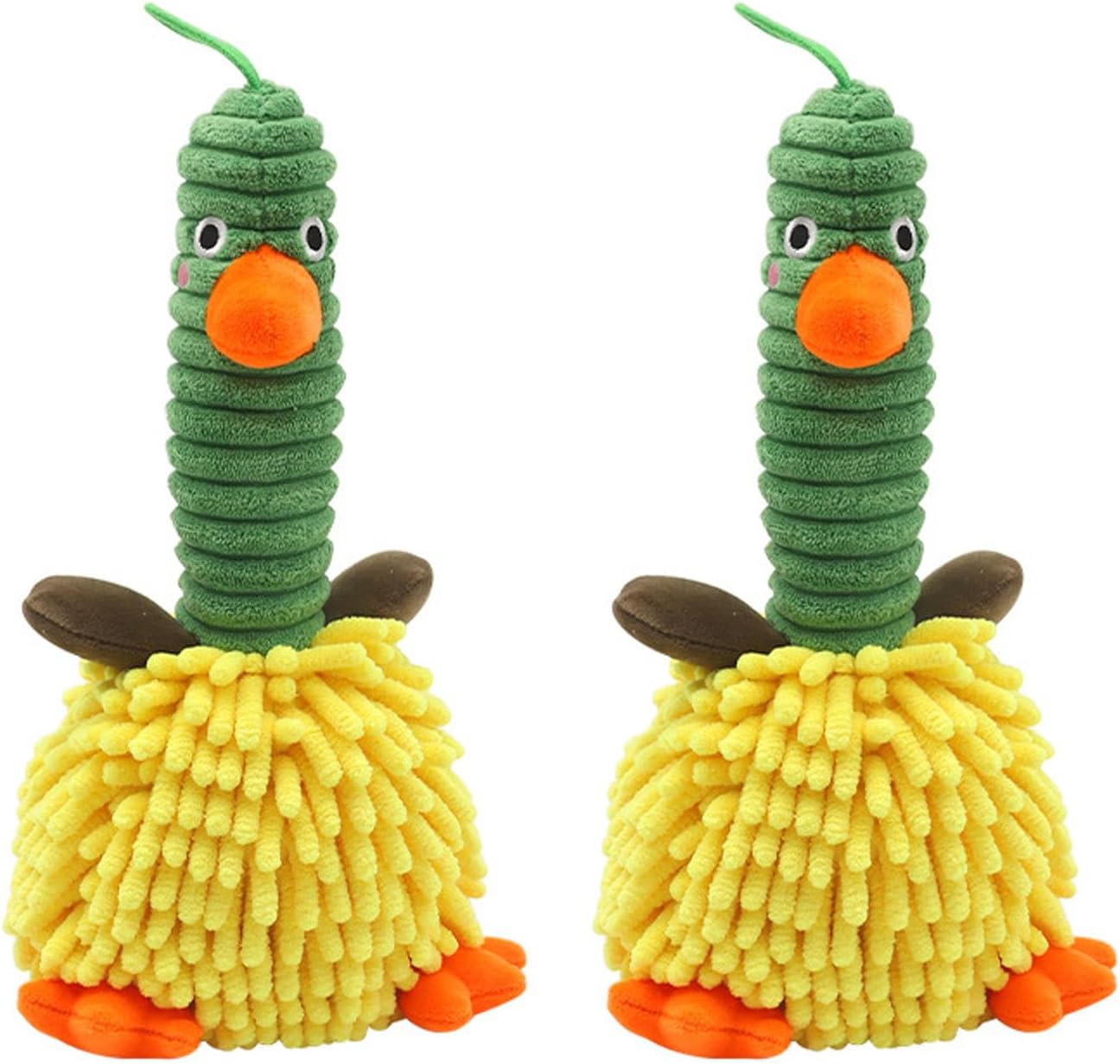 Cartoon Duck Chenille Hand Towel 2-Pack