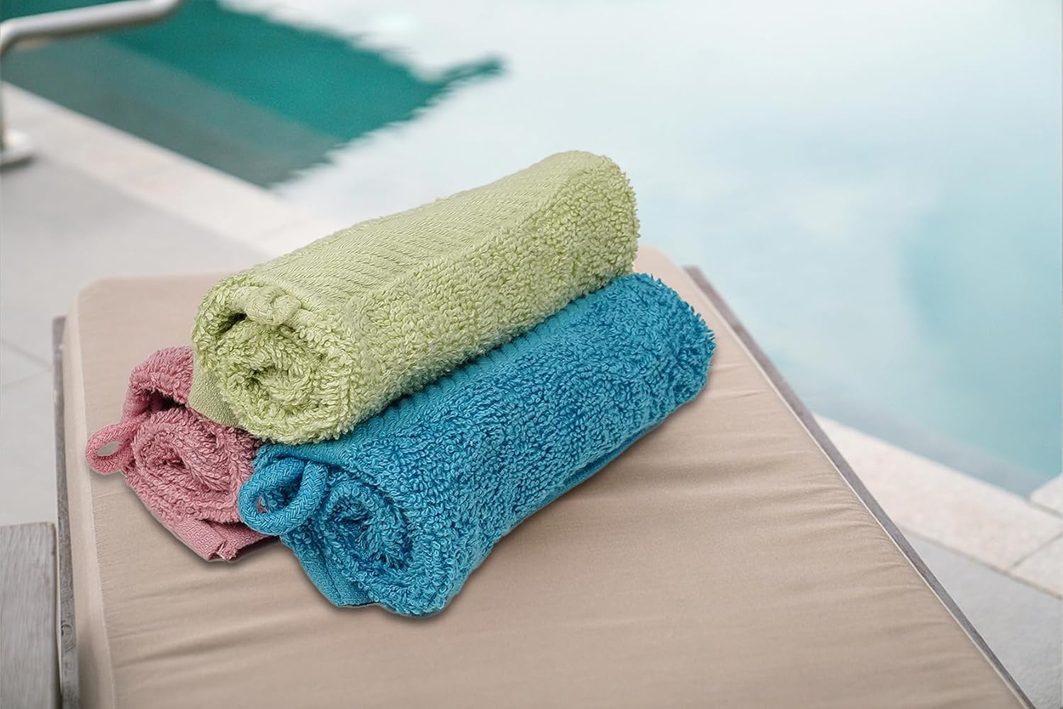 Premium Bath Mitts - Soft 100 Cotton Washcloths for Essential Care