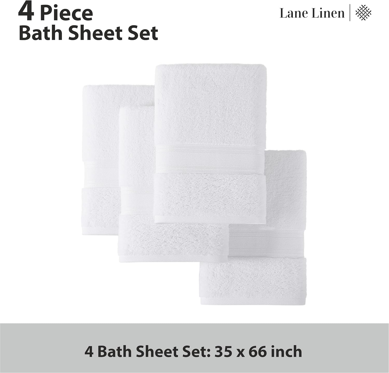 Luxurious Over-Sized 100 Cotton Bath Towels Soft Quick-Drying Washable