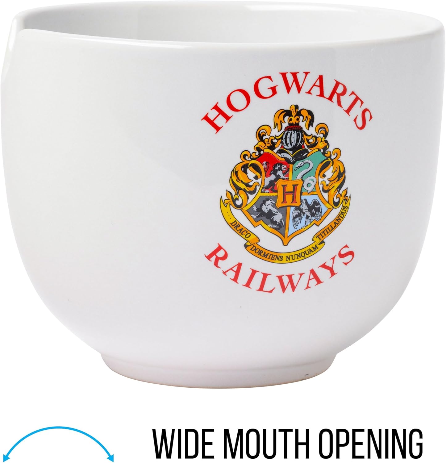 Silver Buffalo Hogwarts Railways Harry Potter Ceramic Ramen Rice Bowl with Chopsticks