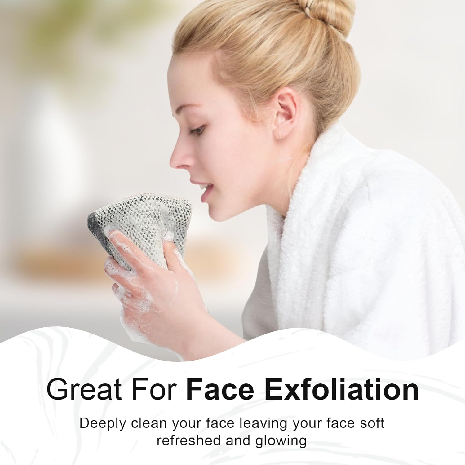 Yiclick Exfoliating Washcloth for Face and Body Store Gift