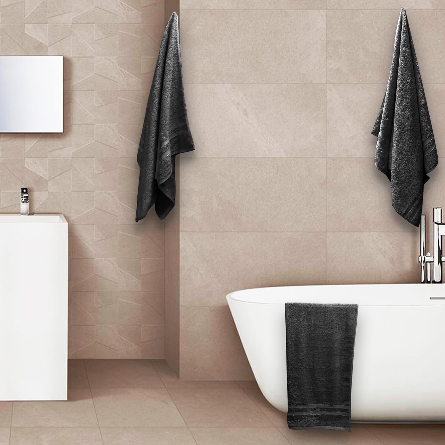 Organix Oversized 4-Piece Soft Bath Sheets Towels