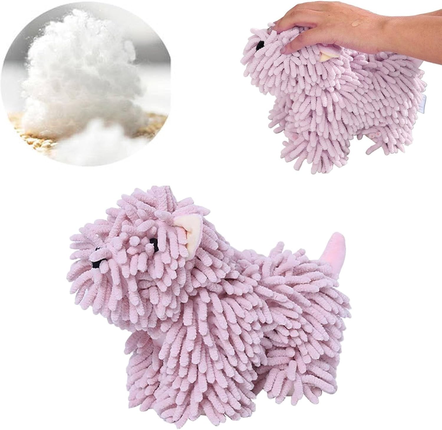 Chenille Towel Ball Premium Soft Absorbent Hand Towel for Home Use