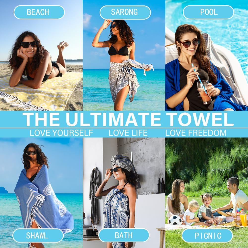 Quick Dry Beach Towels for Adults