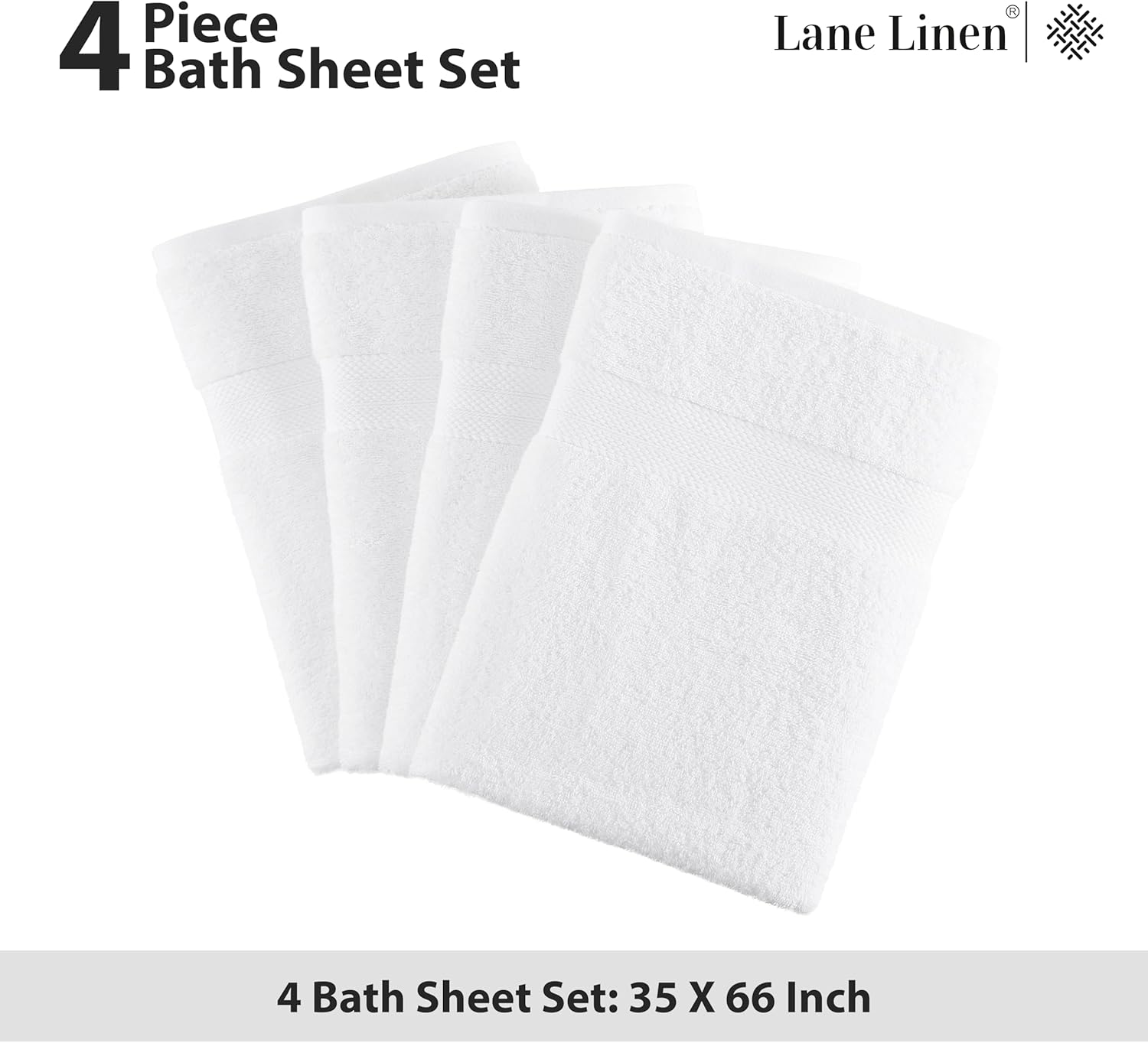 100 Cotton Lane Linen Bath Sheets Set