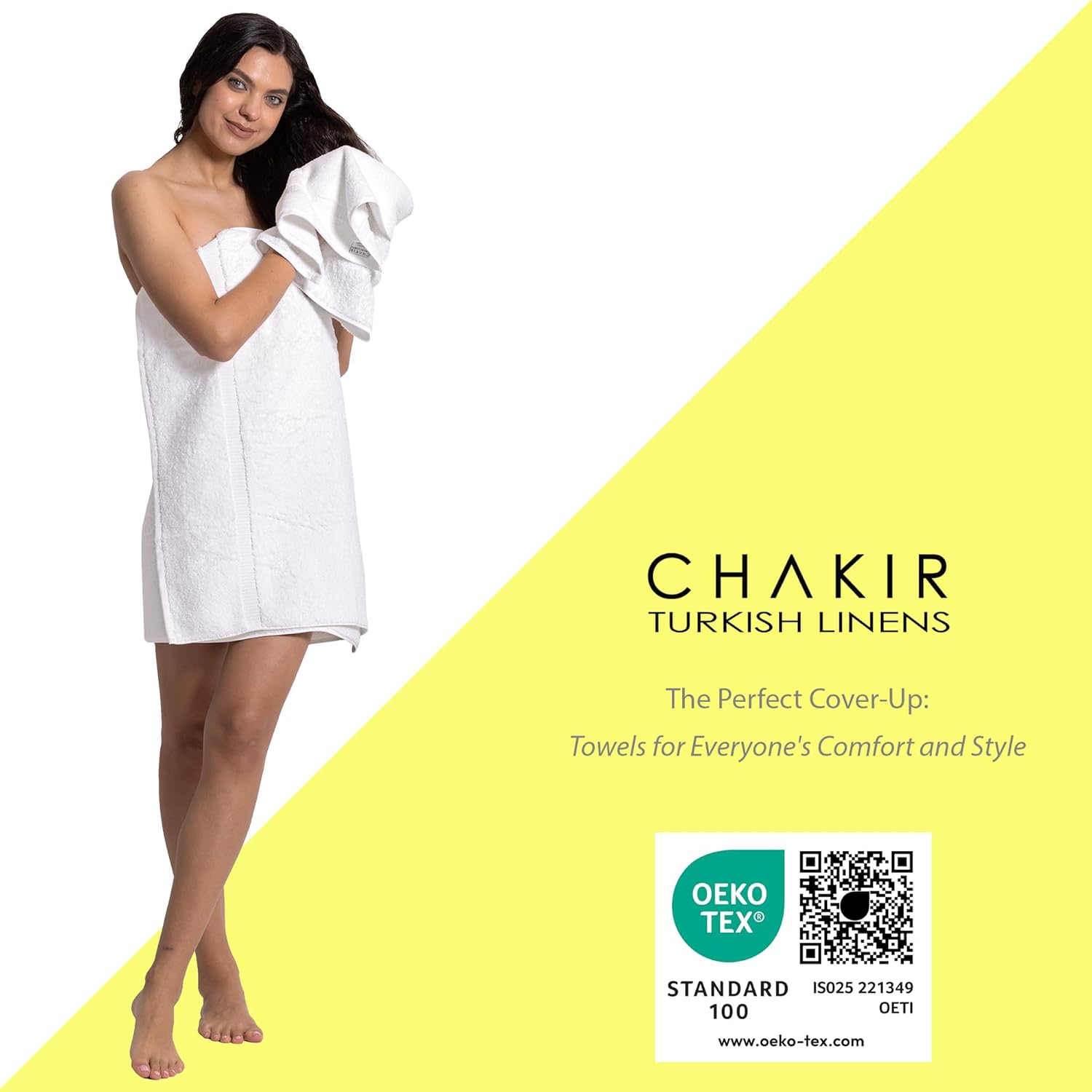 Chakir Turkish Linens Luxury 4-Piece Washcloths