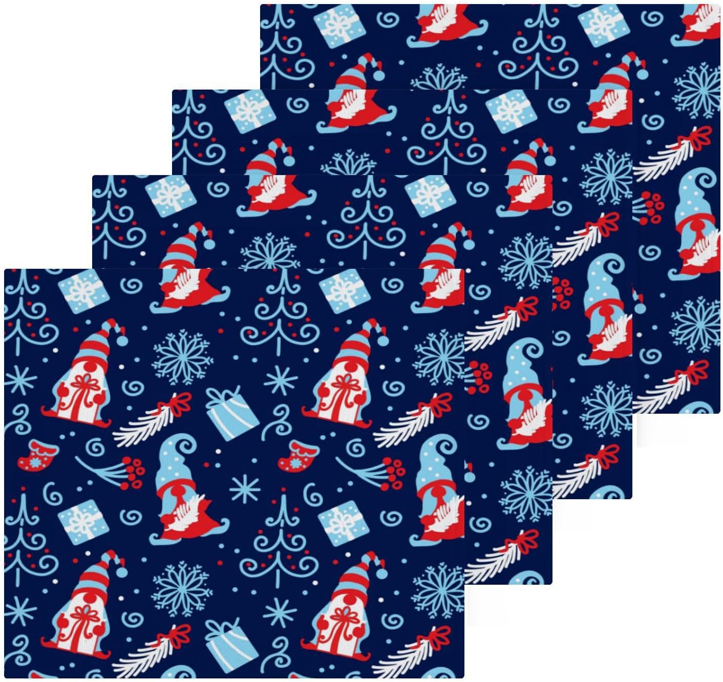 Christmas Gnome Washcloths 2 Pack